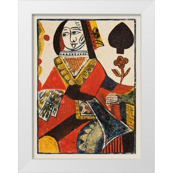 Unknown 15x18 White Modern Wood Framed Museum Art Print Titled - Vintage Cards VI