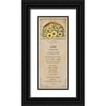 thumbnail image 1 of Unknown 15x32 Black Ornate Wood Framed with Double Matting Museum Art Print Titled - Love is Patient, 1 of 4