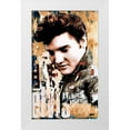 thumbnail image 1 of Unknown 16x24 White Modern Wood Framed Museum Art Print Titled - Elvis Slick, 1 of 4