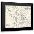 thumbnail image 1 of Unknown 17x15 Black Modern Framed Museum Art Print Titled - Oregon Territory - 1846, 1 of 5