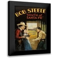 thumbnail image 1 of Unknown 17x24 Black Modern Framed Museum Art Print Titled - Vintage Westerns: South of Santa Fe, 1 of 5
