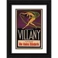 thumbnail image 1 of Unknown 17x24 Black Ornate Wood Framed with Double Matting Museum Art Print Titled - Villany, 1 of 4
