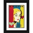 thumbnail image 1 of Unknown 17x24 Black Ornate Wood Framed with Double Matting Museum Art Print Titled - Vintage Film Posters: Seduction Erotik, 1 of 4