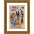 thumbnail image 1 of Unknown 17x24 Gold Ornate Wood Framed with Double Matting Museum Art Print Titled - F. Farge, 1 of 4