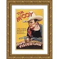 thumbnail image 1 of Unknown 17x24 Gold Ornate Wood Framed with Double Matting Museum Art Print Titled - Vintage Westerns: Two Fisted Law, 1 of 4