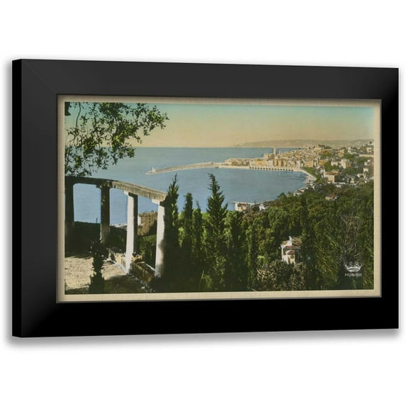 Unknown 18x13 Black Modern Framed Museum Art Print Titled - The Cote dAzur II