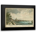 thumbnail image 1 of Unknown 18x13 Black Modern Framed Museum Art Print Titled - West View of London, 1 of 5