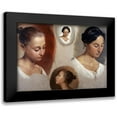 thumbnail image 1 of Unknown 18x14 Black Modern Framed Museum Art Print Titled - Heads, 1 of 5