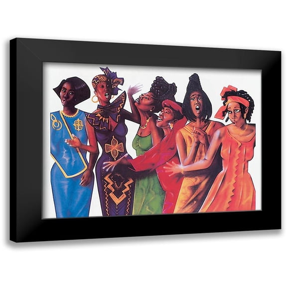 Unknown 18x14 Black Modern Framed Museum Art Print Titled - Sorority Sisters