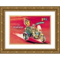 thumbnail image 1 of Unknown 18x14 Gold Ornate Wood Framed with Double Matting Museum Art Print Titled - The Gladiator - Driver Included, 1 of 4