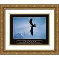 thumbnail image 1 of Unknown 18x15 Gold Ornate Wood Framed with Double Matting Museum Art Print Titled - Courage - Eagle, 1 of 4