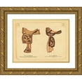 thumbnail image 1 of Unknown 18x15 Gold Ornate Wood Framed with Double Matting Museum Art Print Titled - Saddles and Tack: Morgan Saddles #2, 1 of 4