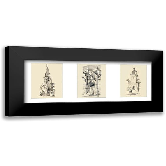 Unknown 18x9 Black Modern Framed Museum Art Print Titled - Villeneuve