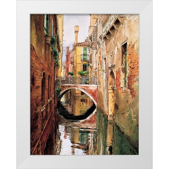 Unknown 19x24 White Modern Wood Framed Museum Art Print Titled - Ponta Veneziano