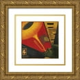 thumbnail image 1 of Unknown 20x20 Gold Ornate Wood Framed with Double Matting Museum Art Print Titled - Aerobleu IV, 1 of 4