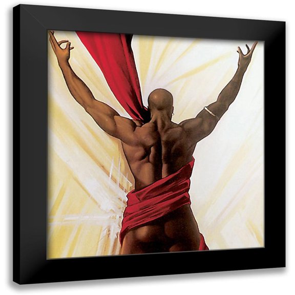 Unknown 20x21 Black Modern Framed Museum Art Print Titled - Twirling