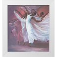 thumbnail image 1 of Unknown 20x22 White Modern Wood Framed Museum Art Print Titled - Dance Ensemble, 1 of 4