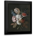 thumbnail image 1 of Unknown 20x24 Black Modern Framed Museum Art Print Titled - Dramatic Bouquet I, 1 of 5