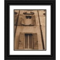 thumbnail image 1 of Unknown 20x24 Black Ornate Wood Framed with Double Matting Museum Art Print Titled - Venice II, 1 of 4