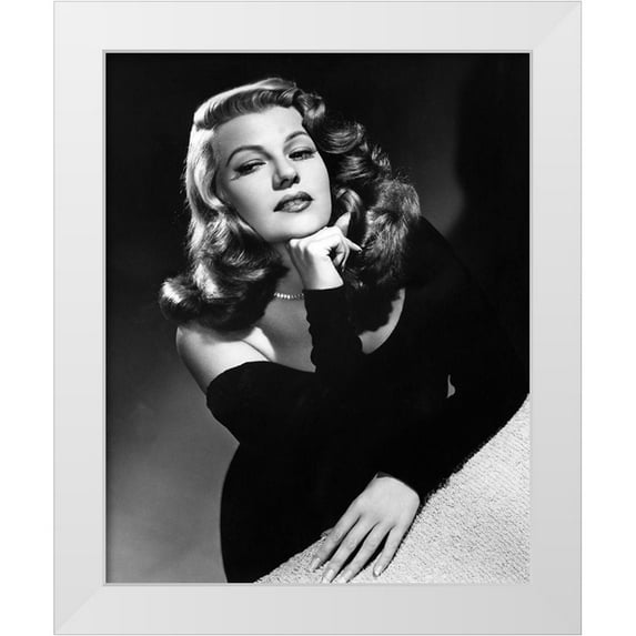 Unknown 20x24 White Modern Wood Framed Museum Art Print Titled - Rita Hayworth Gilda 1946