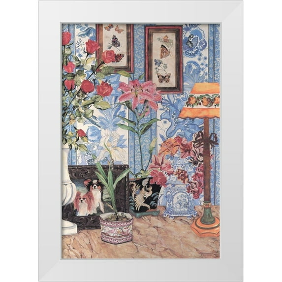 Unknown 23x32 White Modern Wood Framed Museum Art Print Titled - In the Parlor