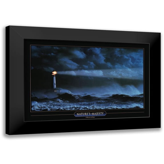 Unknown 24x17 Black Modern Framed Museum Art Print Titled - Beacon of Hope
