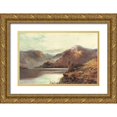 thumbnail image 1 of Unknown 24x17 Gold Ornate Wood Framed with Double Matting Museum Art Print Titled - Mountain Pasture, 1 of 4