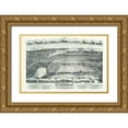 thumbnail image 1 of Unknown 24x17 Gold Ornate Wood Framed with Double Matting Museum Art Print Titled - Riverhead New York -1890, 1 of 4