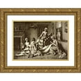 thumbnail image 1 of Unknown 24x18 Gold Ornate Wood Framed with Double Matting Museum Art Print Titled - Betsy Ross Sewing the First U.S. Flag Philadelphia, Pennsylvania, 1777, 1 of 4