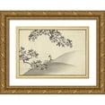 thumbnail image 1 of Unknown 24x18 Gold Ornate Wood Framed with Double Matting Museum Art Print Titled - Japanese Cherry Blossom Tree B, 1 of 4