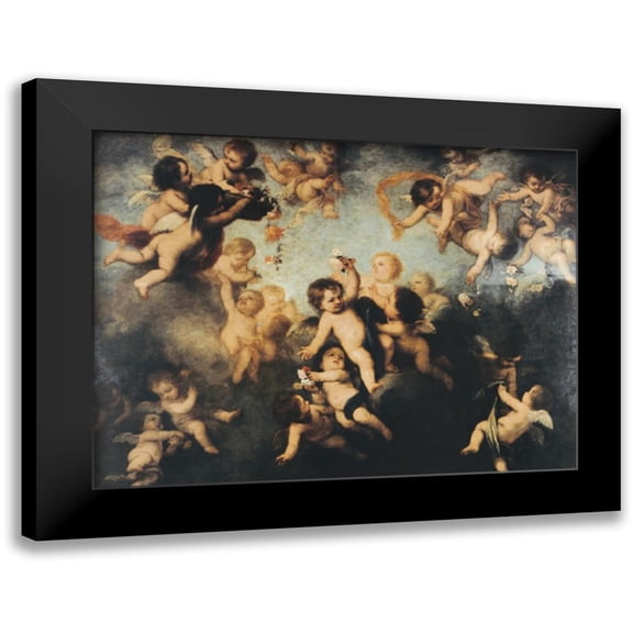Unknown 24x19 Black Modern Framed Museum Art Print Titled - Cherubs