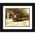 thumbnail image 1 of Unknown 24x19 Black Ornate Wood Framed with Double Matting Museum Art Print Titled - Flipping Cars. Location: Boston, Massachusetts., 1 of 4