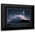 thumbnail image 1 of Unknown 24x20 Black Modern Framed Museum Art Print Titled - Faith - Lighthouse, 1 of 5