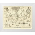 thumbnail image 1 of Unknown 24x20 White Modern Wood Framed Museum Art Print Titled - Outer Banks North Carolina, Virginia - 1590, 1 of 4