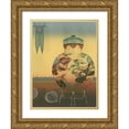 thumbnail image 1 of Unknown 25x32 Gold Ornate Wood Framed with Double Matting Museum Art Print Titled - Halcyon Urn II, 1 of 4