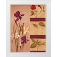 thumbnail image 1 of Unknown 25x32 White Modern Wood Framed Museum Art Print Titled - Floral Collage I, 1 of 4