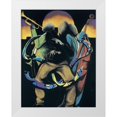 thumbnail image 1 of Unknown 25x32 White Modern Wood Framed Museum Art Print Titled - Jammin I, 1 of 4