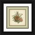 thumbnail image 1 of Unknown 26x26 Black Ornate Wood Framed with Double Matting Museum Art Print Titled - Tuscany Bouquet V, 1 of 4