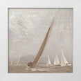 thumbnail image 1 of Unknown 26x26 White Modern Wood Framed Museum Art Print Titled - Sailboat Races I, 1 of 4