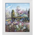 thumbnail image 1 of Unknown 26x30 White Modern Wood Framed Museum Art Print Titled - Lilacs in Bloom, 1 of 4