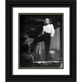 thumbnail image 1 of Unknown 26x32 Black Ornate Wood Framed with Double Matting Museum Art Print Titled - Marlene Dietrich 1940, 1 of 4