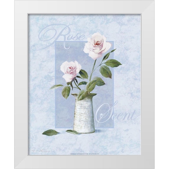 Unknown 26x32 White Modern Wood Framed Museum Art Print Titled - Rose