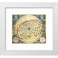 thumbnail image 1 of Unknown 28x26 White Modern Wood Framed Museum Art Print Titled - Astrological Chart Universe, 1 of 4