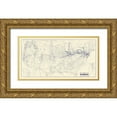 thumbnail image 1 of Unknown 32x19 Gold Ornate Wood Framed with Double Matting Museum Art Print Titled - Pennsylvania -1889, 1 of 4