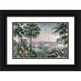 thumbnail image 1 of Unknown 32x22 Black Ornate Wood Framed with Double Matting Museum Art Print Titled - Safe Harbor, 1 of 4