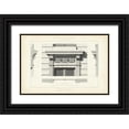 thumbnail image 1 of Unknown 32x23 Black Ornate Wood Framed with Double Matting Museum Art Print Titled - Motifs Historiques V, 1 of 4