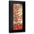 thumbnail image 1 of Unknown 9x18 Black Modern Framed Museum Art Print Titled - Feuille Panel I, 1 of 5