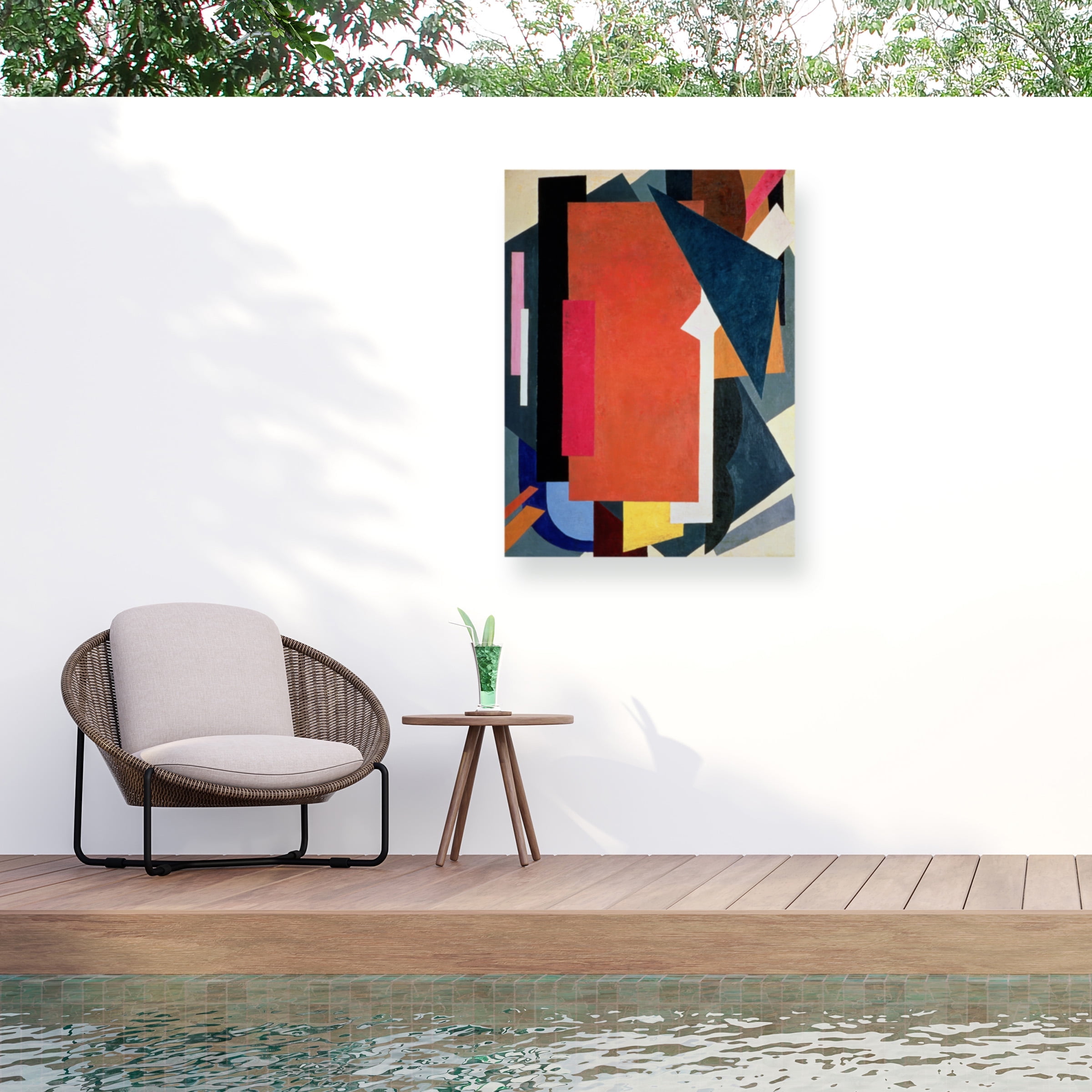 Unknown 'Abstract III' Outdoor All-Weather Wall Decor
