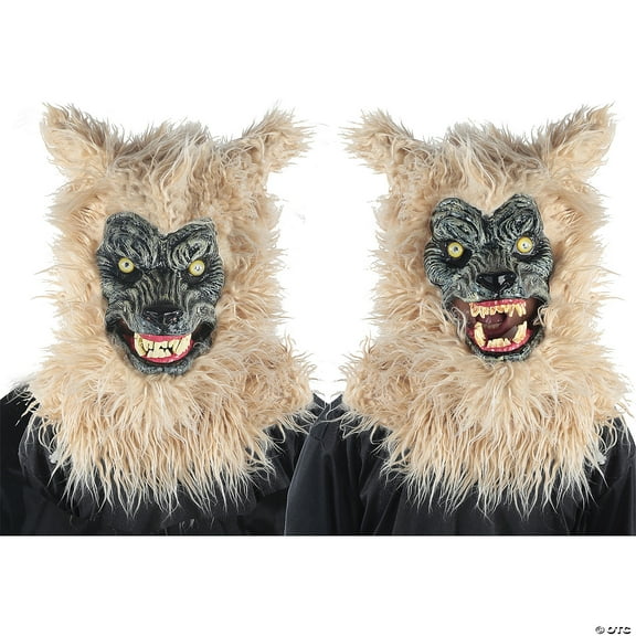 Morris Costumes Animated Werewolf Blonde Mask