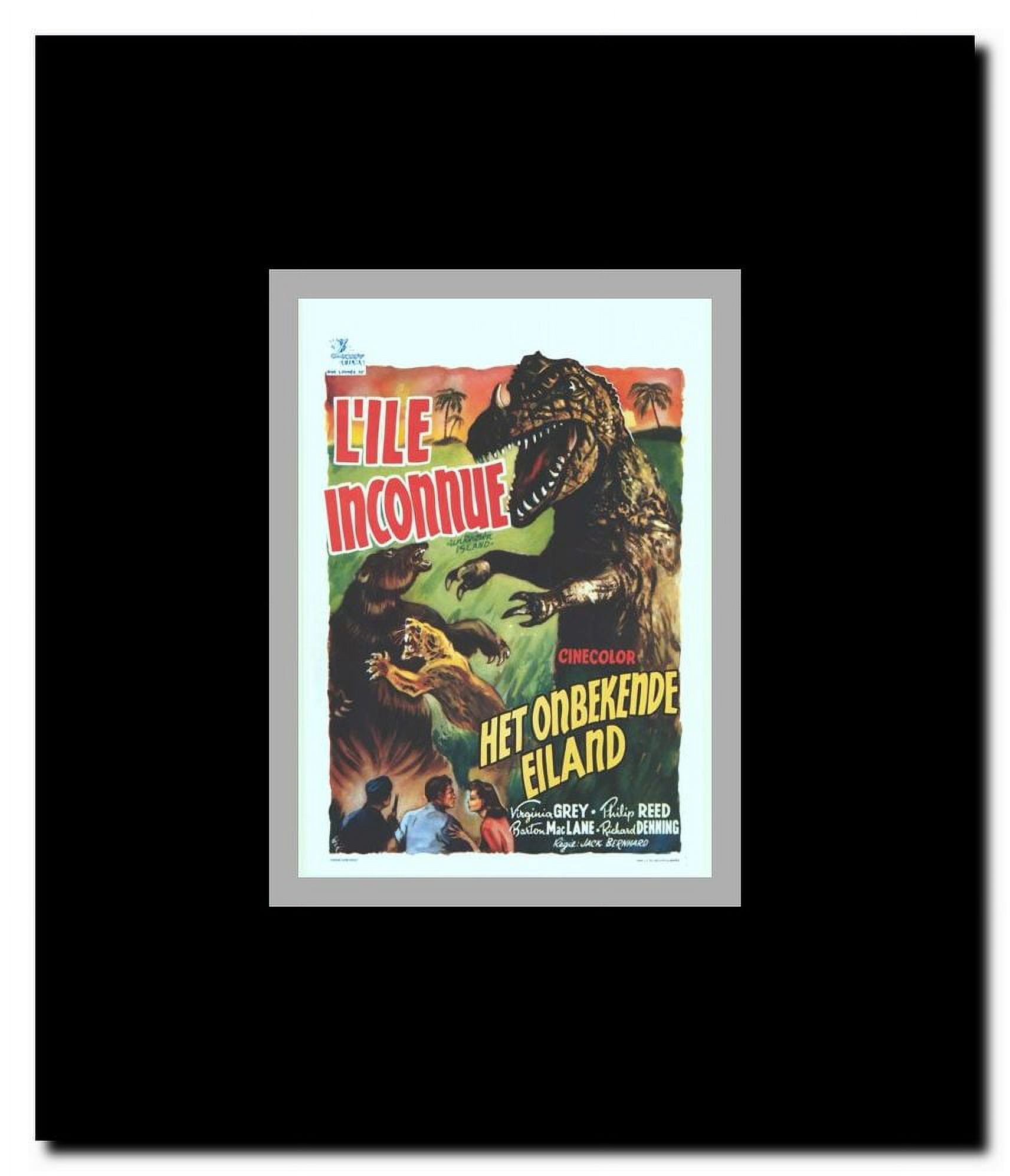 Unknown Island Framed Movie Poster